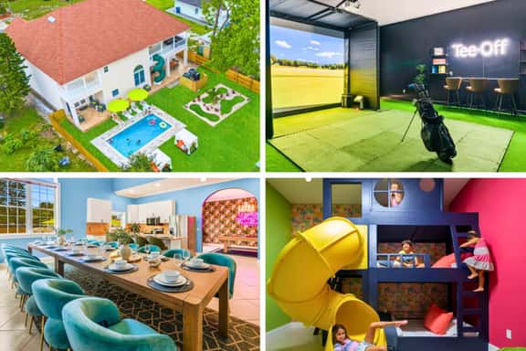 Sleeps 21 Beach Estate: Pool, Slide, Golf Sim - Image 1