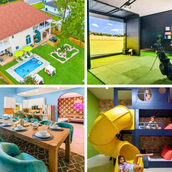 Sleeps 21 Beach Estate: Pool, Slide, Golf Sim - Image 1